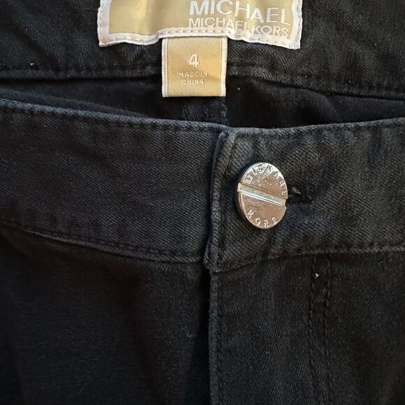 Michael MICHAEL KORS Womens Black Stretch Skinny Jeans Size 4 - Picture 13 of 16
